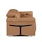 Homeroots 73in Chestnut and Black Italian Leather Power Reclining Loveseat 720486 - alternate 3