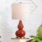 Jonathan Y Anya 20.5" Mini Glass LED Table Lamp, Sunset Orange JYL1028G - alternate 2