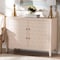 Baxton Studio Nira Faux Shagreen Storage Cabinet 263-14503-ZORO - alternate 2