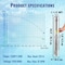 Vevor Deep Well Submersible Pump Stainless Steel Water Pump 1.5HP 37GPM 276 ft 4SSM5/8 - alternate 2