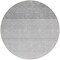 Homeroots 8' Gray And Light Gray Round Ombre Washable Indoor Outdoor Area Rug 595813 - alternate 2