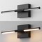 Jonathan Y McKenna 16.25" Modern Minimalist Dimmable Integrated LED Metal Wall Sconce, Black JYL7039C - alternate 3