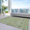Homeroots 8' X 10' Mint Green Brown And Gray Floral Washable Indoor Outdoor Area Rug 603476 - alternate 2