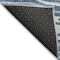 Homeroots 5' X 8' Navy Blue Denim Blue And Ivory Faux Bois Washable Indoor Outdoor Area Rug 614492 - alternate 3