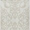 Homeroots 9' X 12' Ivory And Beige Damask Washable Indoor Outdoor Area Rug 614441 - alternate 3