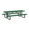 Leisure Craft Rectangle Portable Picnic Table, Green, 8 ft L T8XPP-GREEN - alternate 1
