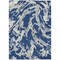 Homeroots 10' X 14' Navy Blue Gray And Ivory Abstract Washable Indoor Outdoor Area Rug 600113 - alternate 2