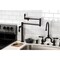 Kingston Brass Deck Mount Pot Filler Faucet, Oil Rubbed Bronze KS4705PKL - alternate 2