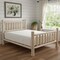 Homeroots Natural Light Honey Finish Low Post Cedar Log King Bed 370310 - alternate 2