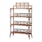 Bali & Pari Aleya Marbled Tortoise Natural Rattan Display Shelf 268-14753-ZORO - alternate 1