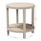 Bali & Pari Rocco Bohemian Woven Grasscloth End Table 255-14046-ZORO - alternate 2