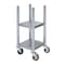 Amgood 14 in. x 14 in. Stainless Steel Rice Warmer Stand with Wheels AMG RW-1414-Z - alternate 1