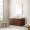 James Martin Vanities Amberly 48'' S Vanity, Mid-Century Walnut w/ Ethereal Noctis Top w/FreePower Wireless Charger 670-V48-WLT-FENC - alternate 2