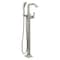 Delta Stryke Floor Mount Tub Filler Trim, 10.84 in, Lumicoat Stainless T4776-SS-PR-FL - alternate 2