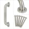 Highcraft Grab Bar for Bathtub and Shower 1.50in x 48in Safety Bar Stainless Steel with Screws GBZR1548 - alternate 2