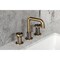 Kingston Brass Widespread Bathroom Faucet with Push Pop-Up Drain, Antique Brass KS1413RNK - alternate 2