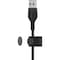 Belkin USB-A TO LTG, BRAID SIL, 1M, BLK CAA010BT1MBK - alternate 2