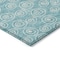 Homeroots 9' X 12' Teal Blue And Ivory Geometric Washable Indoor Outdoor Area Rug 583394 - alternate 2