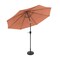 Pure Garden 10Ft Outdoor Tilting Umbrella and Base, Terracotta 50-100-TCB - alternate 2