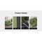 Homeroots 93" Green Corduroy Modular Stainless Steel Sleeper Sofa With Toss Pillows 706812 - alternate 3