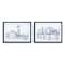 Homeroots Set of Two Black And White Framed Art, 2PK 516359 - alternate 2
