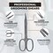 A2Z Scilab Salon Grade Cuticle Scissors 3.75 Inch Ultra Sharp Arrow Tip, Stainless Steel Nail Care Tool A2Z-ZR1159 - alternate 2