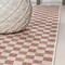 Jonathan Y Aimee Traditional Cottage Checkerboard Salmon/Cream 2 ft. x 8 ft. Indoor/Outdoor Runner Rug TSN204A-28 - alternate 3