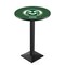Holland Bar Stool Co 42" Blk Wrinkle Colorado State Pub Table, 36" dia. Top L217B4236ColoSt - alternate 1