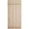 Ekena Millwork Rustic Four Board Spaced Board-n-Batten Hand Hewn Faux Wood Shutters, 23 1/2W x 48H, PR SHUBSS23X48HHPR - alternate 2