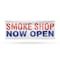 Signmission Smoke Shop Now Open, 18 Inch x 48 Inch, Vinyl Banner B-30857 - alternate 1