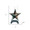 Homeroots Set of Six Star Shaped Snowmen Joy Christmas Ornaments, 6PK 415576 - alternate 2