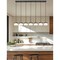 Z-Lite Renaud Matte Black 7 Light Linear Chandelier 827P6-7L-MB-LED - alternate 2