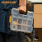 Powertec Small Parts Tool Box 2PK - 14 Compartments, Stackable, Interlocking, Removable Dividers, 2PK 72364-P2 - alternate 3