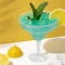 Smarty Had A Party 14 oz. Clear Spiral Margarita Plastic Goblets, 48PK 1714-CASE - alternate 2