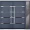 Vdomdoors Steel Double Doors Deux 1105 Gray Graphite Sidelight Exterior Window Stainless Inserts Single Moder DEUX1105DEXD-GRE-RH-W72+12 x H80 - alternate 1