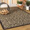 Jonathan Y Madrid Vintage Filigree Textured Weave Black/Khaki 5 ft. x 8 ft. Indoor/Outdoor Area Rug SMB107A-5 - alternate 3