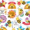 Eureka Honey Scented Stickers, 80 Stickers Per Set, 6PK 650914 - alternate 2