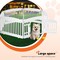 Simple Deluxe HealSmart 6 Panel Dog Playpen, 24in Exercise Puppy Playpen with Door, Safe, Secure, Folding and Por 3A88PTPPEN3523Q6PEWHT - alternate 2