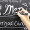 Bazic Products RUSTIQUE Wood Frame Magnetic Chalkboard, 20in. x 30in., Chalk Marker & Magnets 6081 - alternate 2