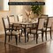 Leisuremod Madera High Back Leather Dining Chair, Wood-Look Aluminum Base MCAWNC-18PW - alternate 2