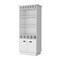 Homeroots 29in White Wood Bar Cabinet With Two Doors 552295 - alternate 1