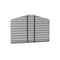 Arrow Storage Products 12 x 70 x 7 ft Clear Rear Wall Kit for Steel Carport ECL1207CCXR - alternate 1