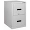 Fireking 2 Drawer Fire-Resistant Vertical File Cabinet with Safe, Diamondstone, Letter/Legal 2S1822-DDSSF - alternate 2