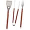 Omaha Barbecue Tool Set with Handle and Hanger, 1.5 mm Gauge, Stainless Steel Blade, Stainless Steel SBQ318-3-B - alternate 1