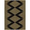 Homeroots 10' X 14' Black And Beige Geometric Washable Indoor Outdoor Area Rug 598727 - alternate 2