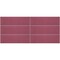 Daltile Stencil 4in x 12in Glazed Porcelain Half Moon Wall Tile 5.81 SQFT Per Carton, 20PK SC36RCT412HFMMT - alternate 2