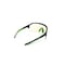 Jackson Safety Maxview+, Safety Glasses, Anti-Fog & Anti-Scratch, Amber Lens, Black/Green Frame, Half-Frame 60002 - alternate 4