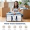 Simple Deluxe Extra Large Moving Bags with Lids, Reinforced Handles and Zippers, White, 6PK HKBAGXMOVING25WHTX6 - alternate 2