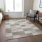 Homeroots 5' X 8' Beige And Gray Geometric Washable Indoor Outdoor Area Rug 604846 - alternate 3