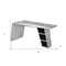 Homeroots 60" Silver Aluminum Writing Desk 489181 - alternate 2